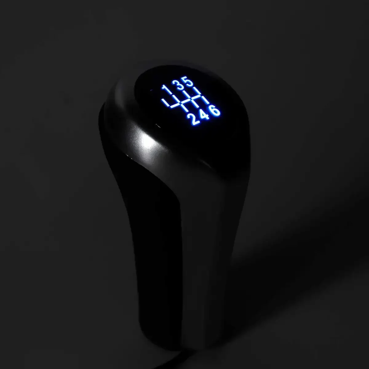 5 6 Speed Gear Shift Knob For BMW E46 E90 E91 E92 X1 X3 X5 Manual LED w/LED Backlight Leather Shifter Lever Handle Gear Stick