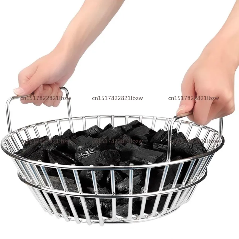 Heavy Duty Stainless Steel BBQ Ash Basket Charcoal Ash Basket BBQ Charcoal Basket Accessories