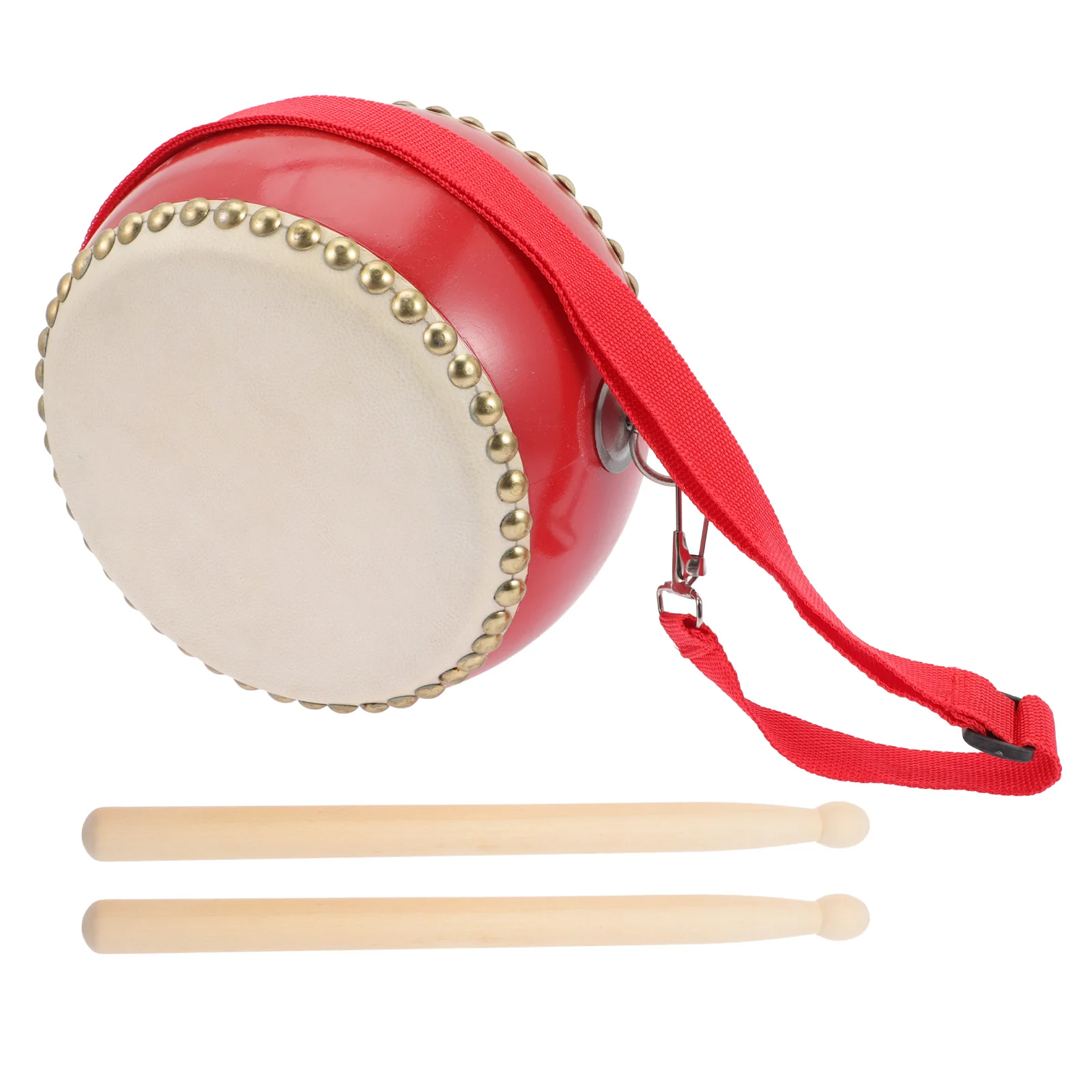 

Drum Musical Education Toy Wood Toys Waist for Kids Childrens Children’s Percussion Instrument Wooden Drumming