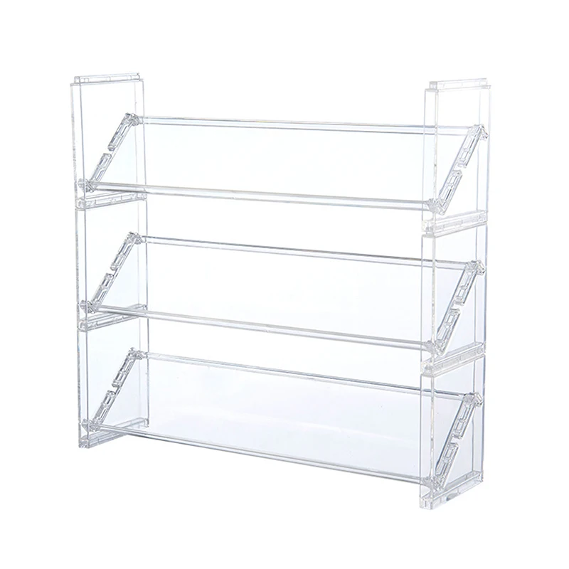 New 3-layer Acrylic Display Rack Multi-purpose Eyeshadow Tray Blush Storage Shelf Creative Desktop Toys Sundries Organizer