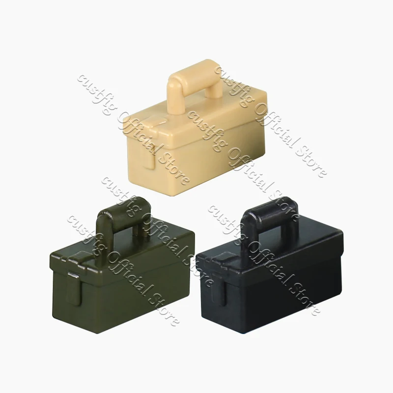 Military Accessories Building Blocks Army Soldiers Arm Box Special Forces Gas Mask Officer Hat Camouflage Helmet Bricks Boy Toys view 4