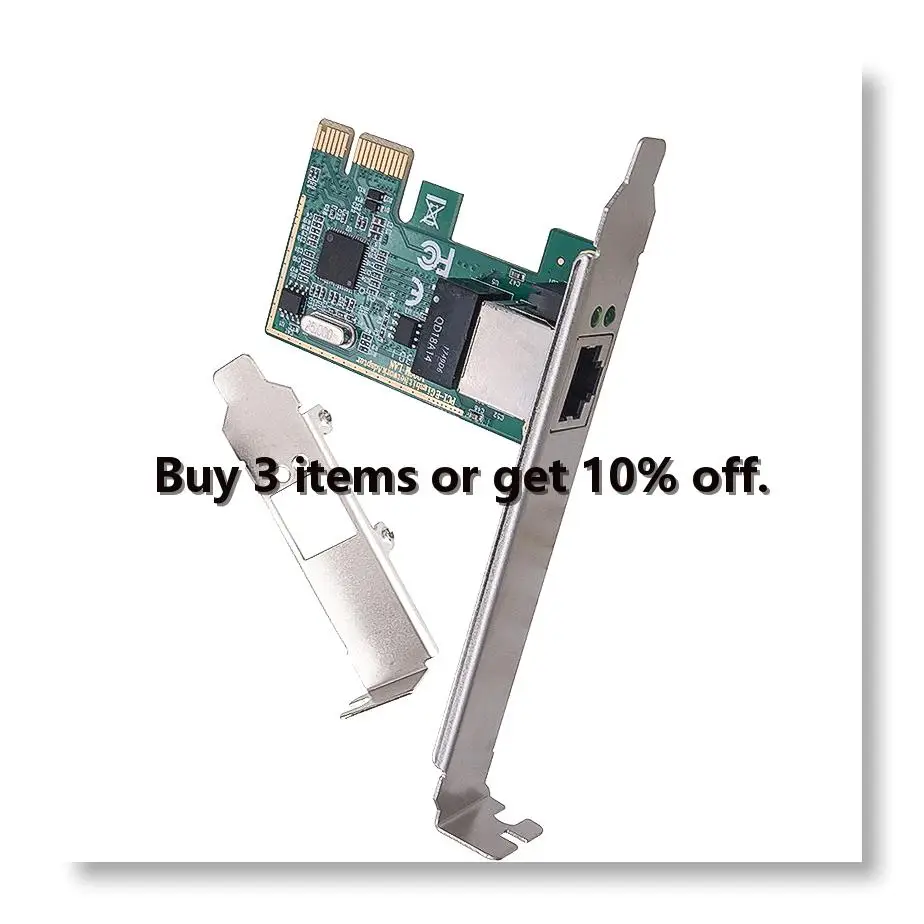 HOT1000Mbps Gigabit Ethernet PCI Express PCI-E Network Card 10/100/1000M RJ45 LAN Adapter Converter Network Controller