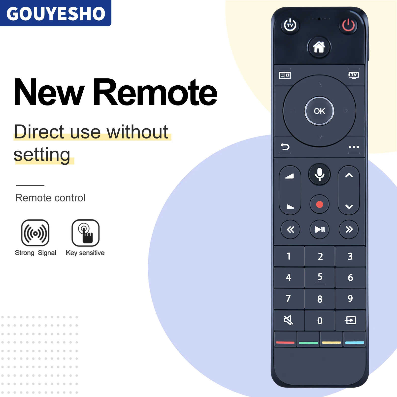 Novo controle remoto para LGI Babylon LIBERTY GLOBAL RCU RC 4213801   RC 4213801 /01BR Para TV Inteligente Ziggo