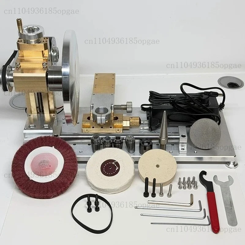 Watch Multifunctional Lathe, Milling Machine, Grinder and Polisher Case Refurbishment Kit (with Accessory Grinding Wheel)