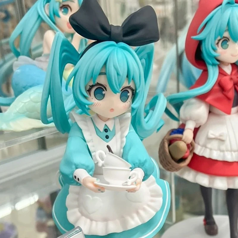 [pre-sale]genuine-furyu-tenitol-hatsune-miku-desktop-fairy-alice-in-wonderland-version-hatsune-miku16cm-model-toy-collectibles