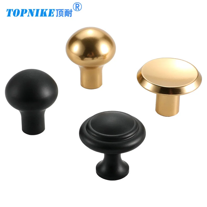 

Top resistant modern gold light luxury small handle single hole round grain wardrobe door cabinet drawer handle aluminum alloy