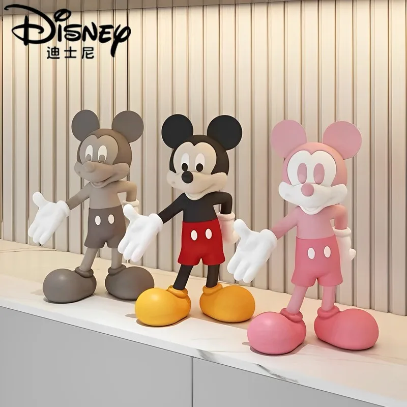 

Disney Cartoon Welcome Mickey Mouse Jewelry Living Room Wine Cabinet Tv Cabinet Porch Decorative Doll Model Ornament Gift