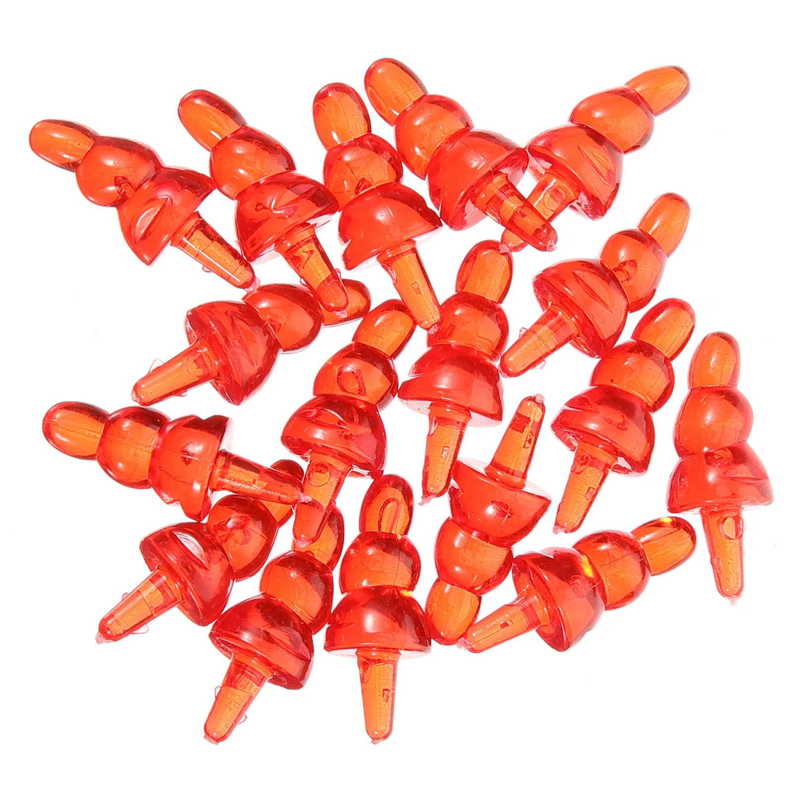 

100Pcs Plastic Snowman Nose Xmas DIY Snowman Nose Making Material Christmas Decoration Supplies Xmas Decor Christmas Decoration