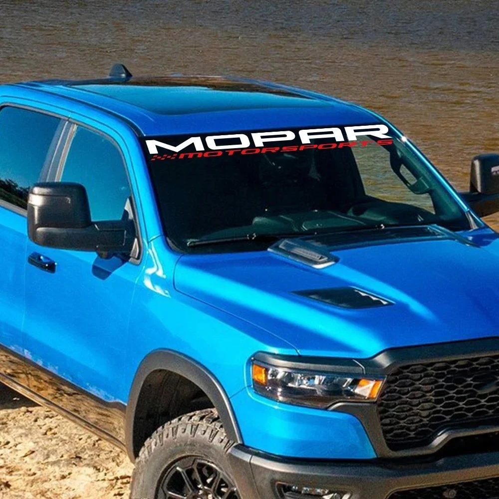 MOPAR Motorsport Pickup Car Windshield Sticker For Dodge RAM 1500 2500 Rebel TRX Truck Vinyl Decal Auto Decoration Accessories ﻿ view 5