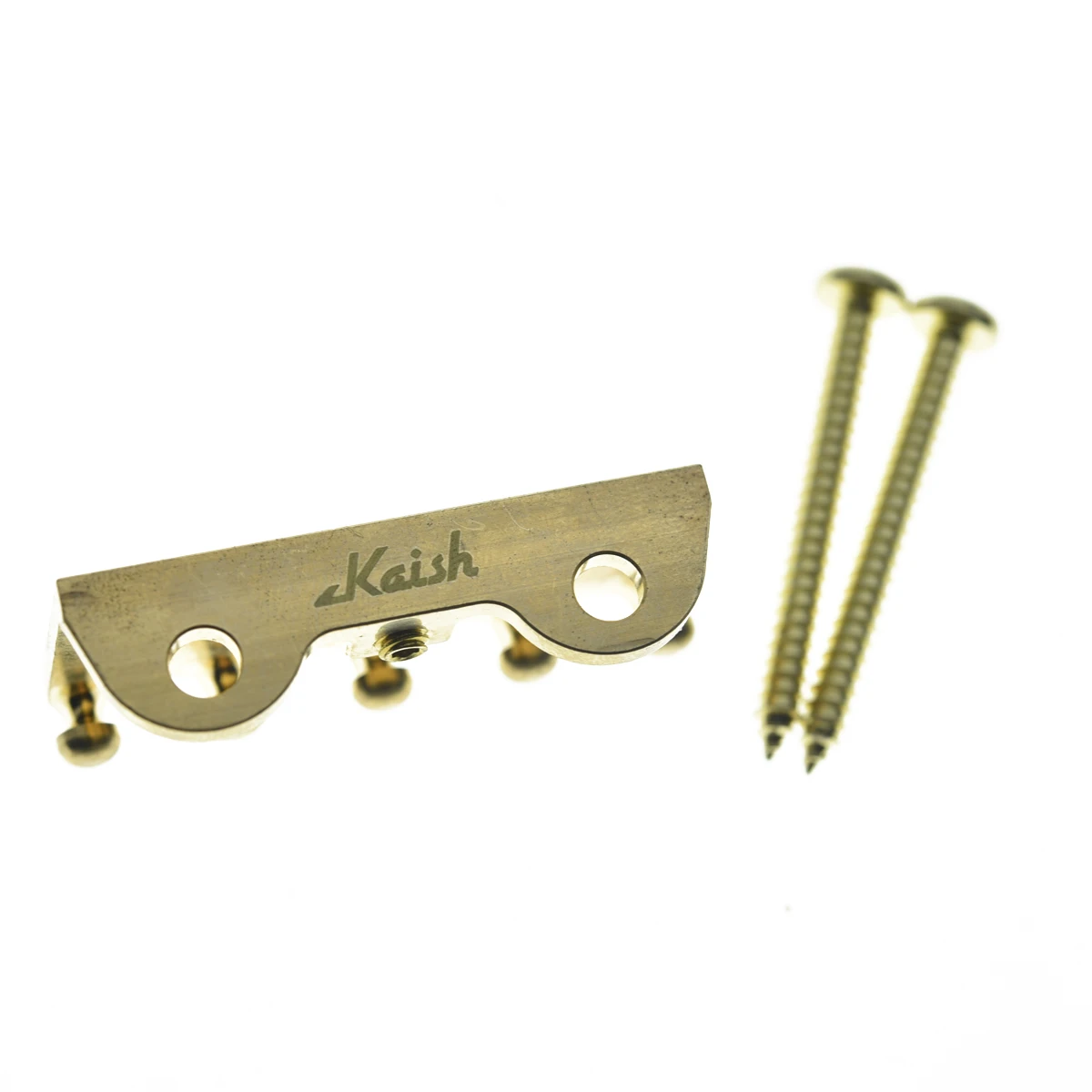 KAISH Solderless Solid Brass Tremolo Trem Spring Claw with Stainless Steel Screws for most Floyd Rose/Strat Tremolo Bridges