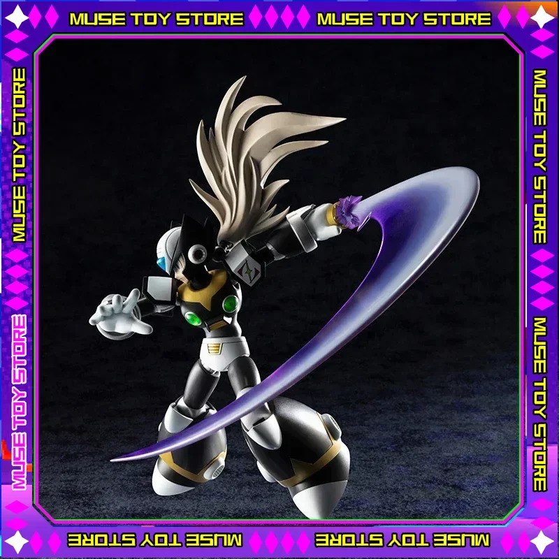ของแท้ Kotobukiya ROCKMAN Black Zero อะนิเมะ Action Figure PVC 1/12 ตุ๊กตารุ่นสะสมรูปปั้นเครื่องประดับของขวัญ
