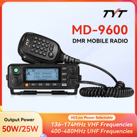TYT MD-9600 Digital Analog AES256 MD9600 DMR Dual Band Mobile Radio 50/45/25W MD 9600 DMR Mobile Transceiver Walkie Talkie