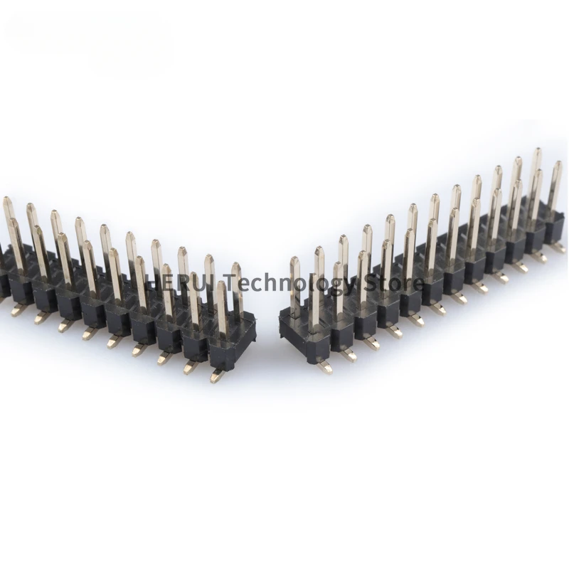 2.54MM spacing double row vertical patch pin socket 2 * 3/4/5/6/8/10/12/15/20P-40P