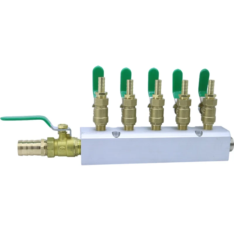 

water pipe, oxy gen pipe, water distribution block, multi-pipeline s source distributor, g as exhaust ga s distribution block