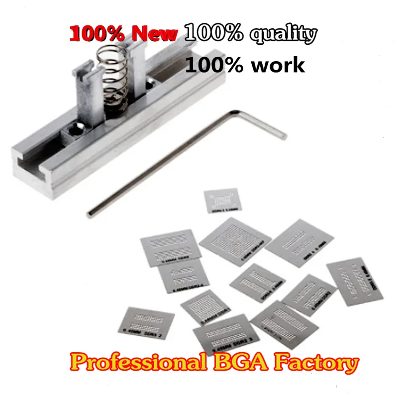 Direct Heat Memory BGA Reballing Stencils Template Holder Jig For DDR1 DDR2 DDR3 DDR5 DR2-3 DDR3-2 GDDR5 Welding Rework Repair