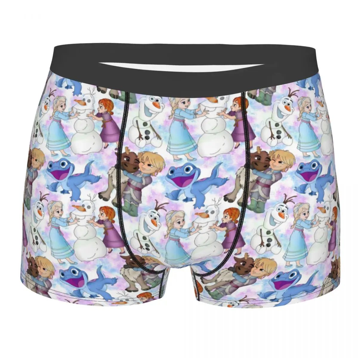 

Пользовательские боксеры с героями мультфильмов «Холодное сердце», мужские трусы, нижнее белье, модные трусы