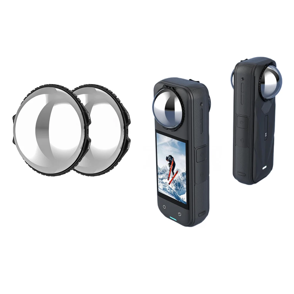 

Фильтры ND для Insta360 X5, набор фильтров ND16/32, 3-ступенчатый светофильтр с автоматическим определением света, многослойное оптическое стекло, аксессуары для объектива камеры