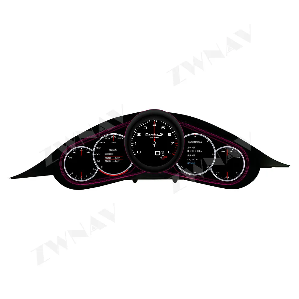 12.3“ Digital Cluster For Porsche Panamera 2010-2016 LCD Instrument Panel Dashboard Auto Speedometer Replacement Gauge