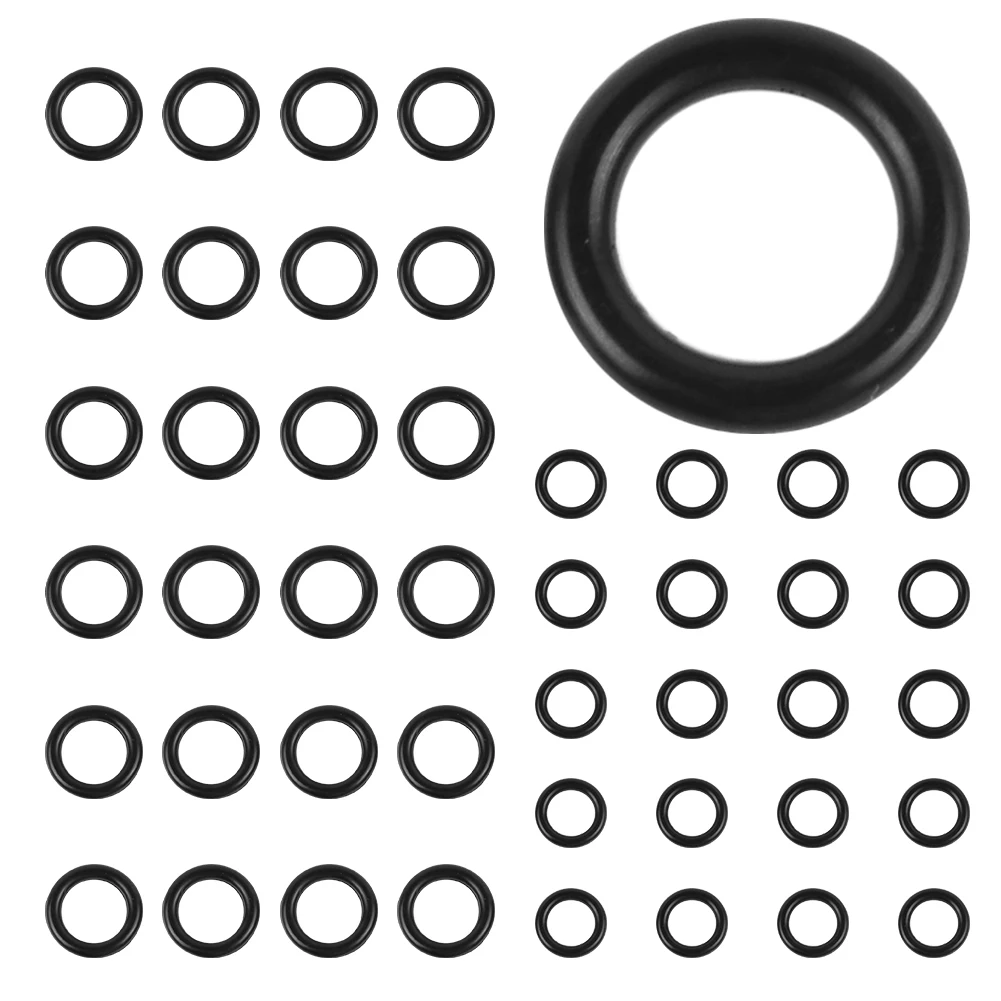 40PCS O-Rings Rubber Waterproof Oil-resistant Repair Kit Faucet Sealing Valve 1/4 M22 3/8 Pressure Washer Hose Quick Connect