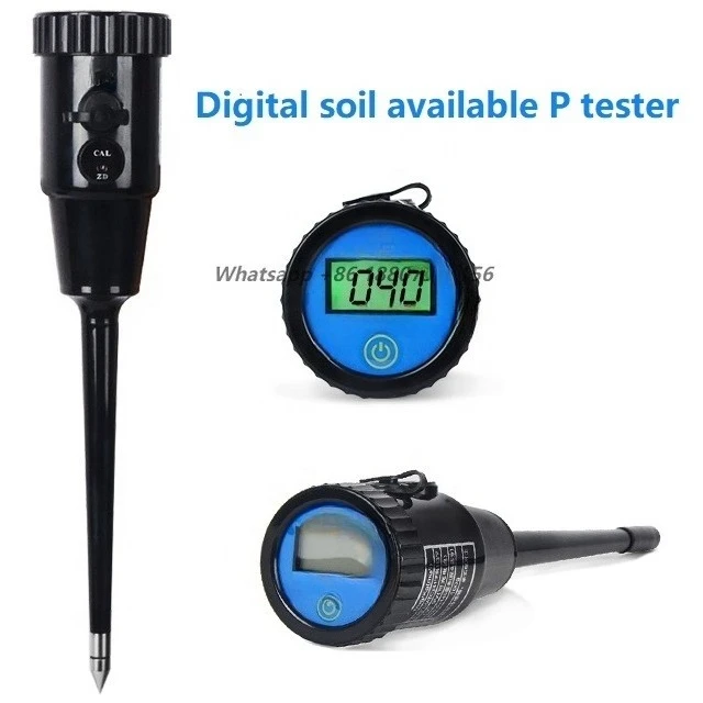 Portable Soil NPK Fertility Nutrient Analyzer Meter Tester with LCD Display Rechargeable Battery 2% Accuracy