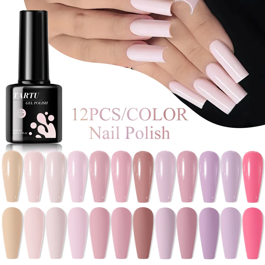 Cat Eye Gel-Nagellack-Set, 12 Stück, nackt, rosa, rot, blau, grün, braun, schwarz, Nagelgel, 12 Farben, semipermanentes Gel-Nagellack-Set, oben