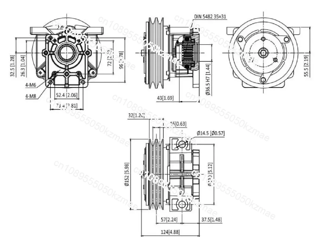 

Подходит для соленоидного клапана сцепления 12В KRS30901 с шестеренчатым насосом Gr2