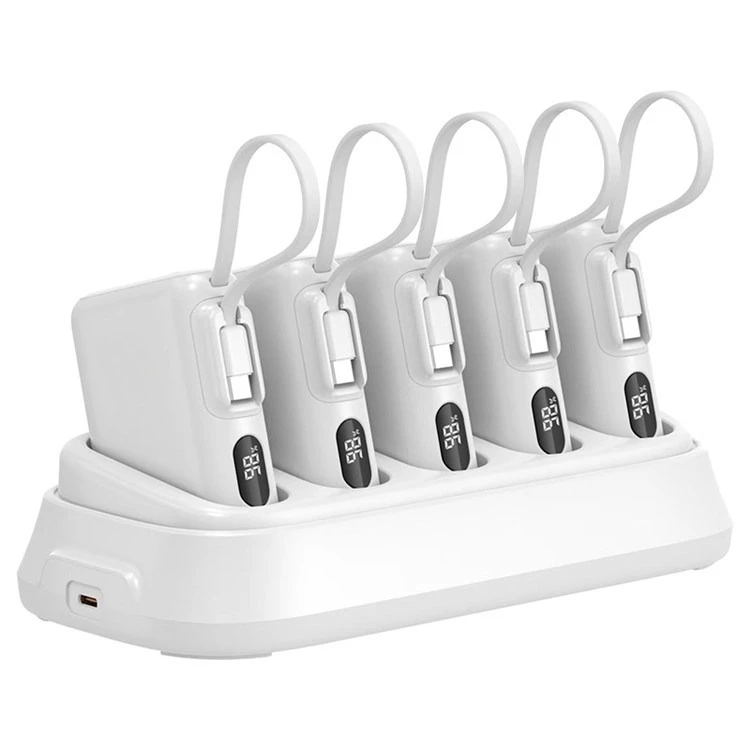 

Портативное зарядное устройство LD10 10000 мАч с зарядной станцией LDB210, быстрая зарядка PD 20 Вт