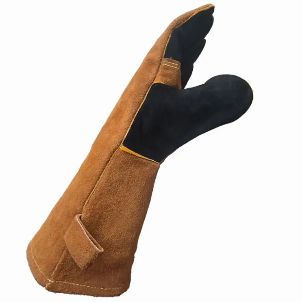 Heat-Resistant Electric Welding Gloves Anti-Splash Wear-Resistant Insulating Welding Gloves Thick Long-Term Protective