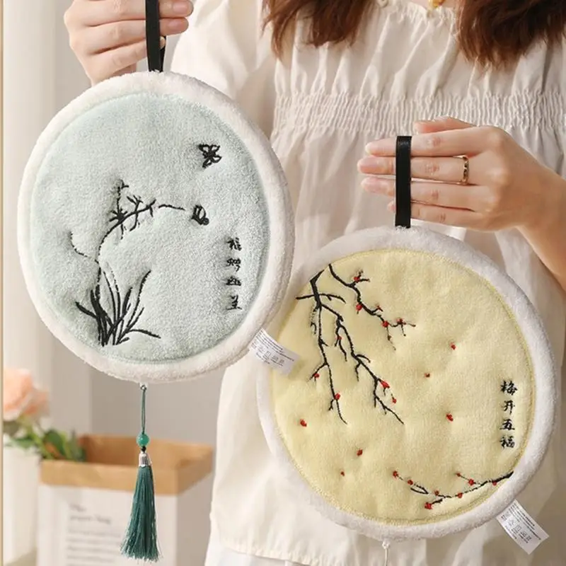 Asciugapiatti Cucina Coralli Tessuto Pile Assorbente A Rapida Asciugatura Con Nappe Ornamentali