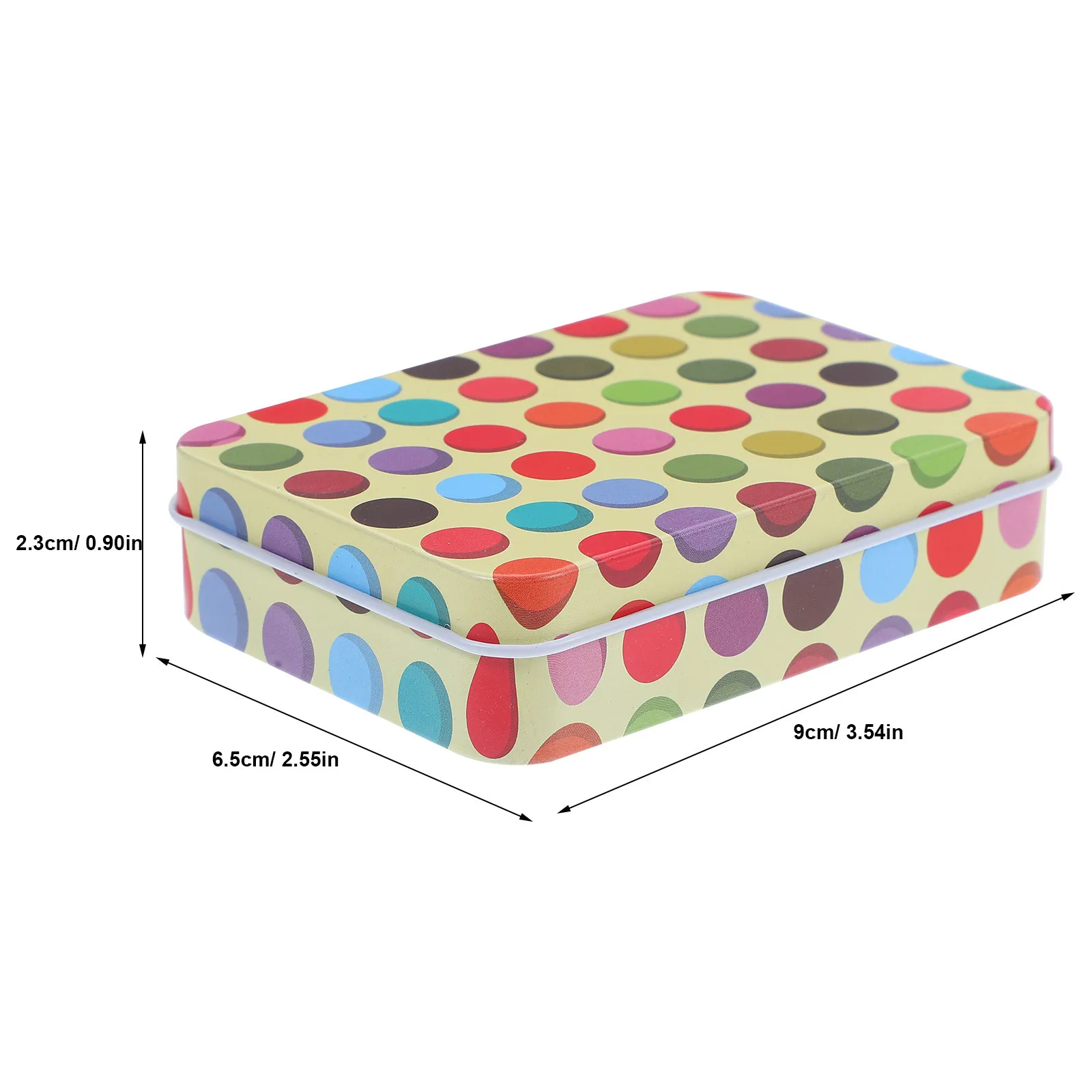 4Pcs Tinplate Game Cards Box Sturdy Metal Storage Organizer Playing Card Holder for Sports Baseball Tarot Trading Cards