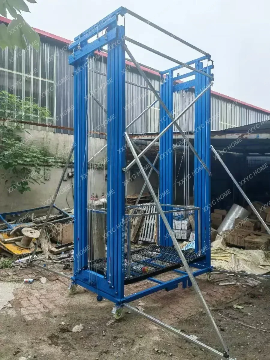 Складная съемная мобильная удобная электрическая подъемная платформа для лесов с дистанционным управлением