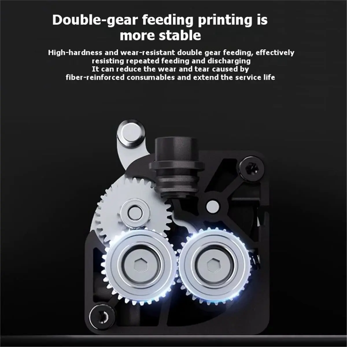 For 5 MAX Extruder Kit High Torque Extrusion 6.25:1 Reduction Ratio Dual Gears 3D Printer Accessories