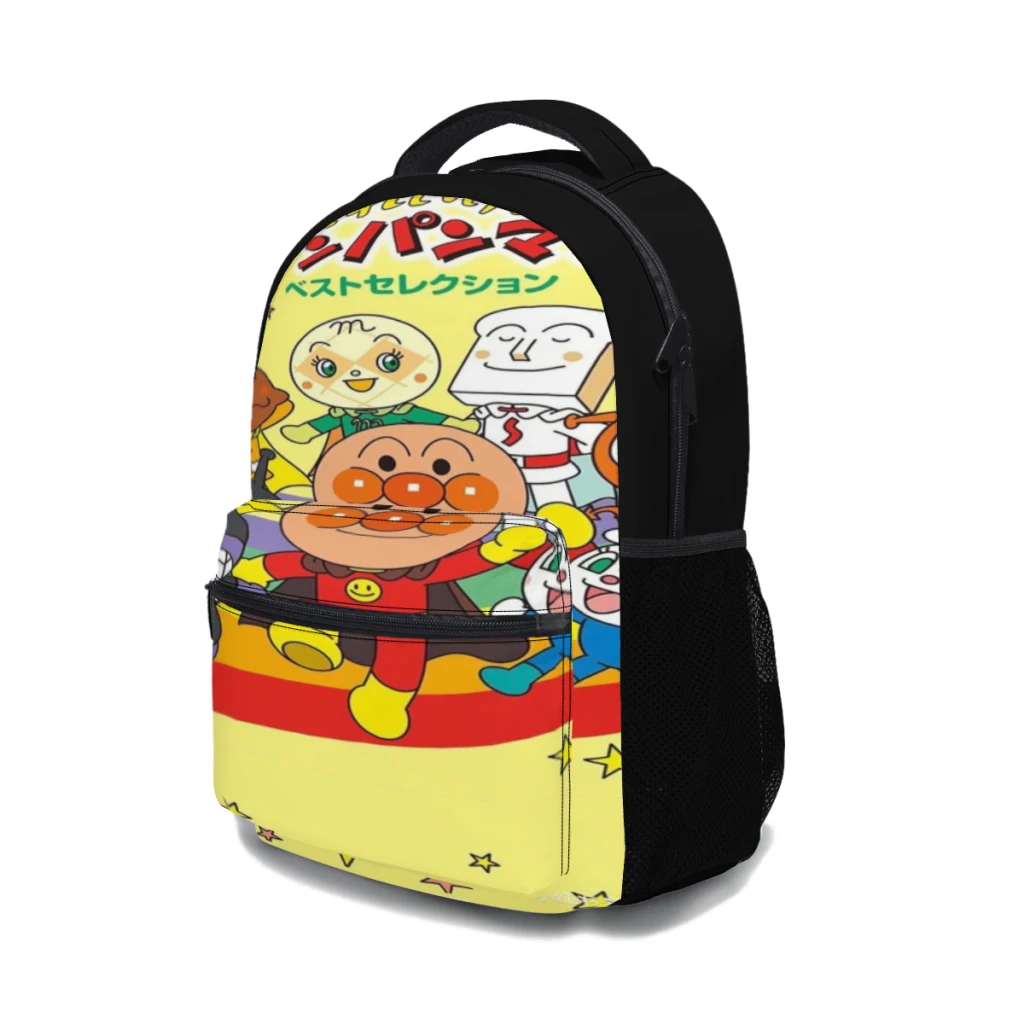 Bread-Superrman Schoolbag For children Large Capacity Student Backpack Cartoon High School Student Backpack 17inch