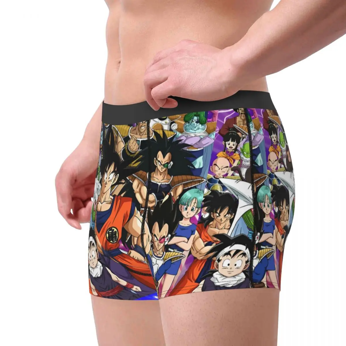 Novelty Boxer Dragon Ball Z Shorts Panties Men Underwear Anime Breathable Underpants for Homme S-XXL