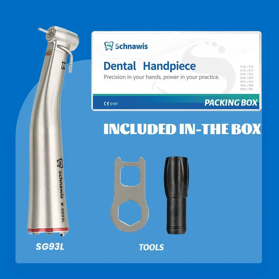 Dental 1:5 velocidade crescente handpiece contra ângulo fibra óptica handpiece irrigação externa implante de água instrumento dentista