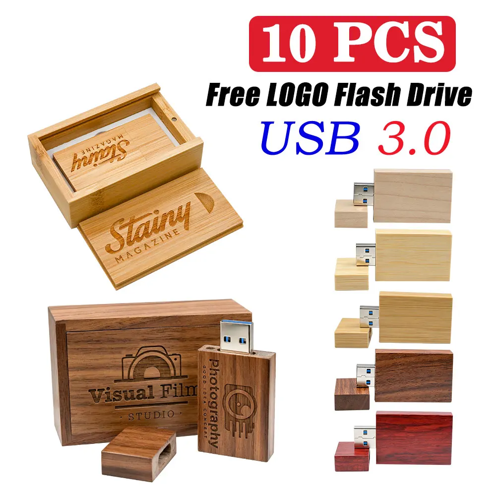 cle-usb-30-en-bois-lot-de-10-4-go-16-go-32-go-64-go-cadeau-de-mariage-logo-personnalise-gratuit