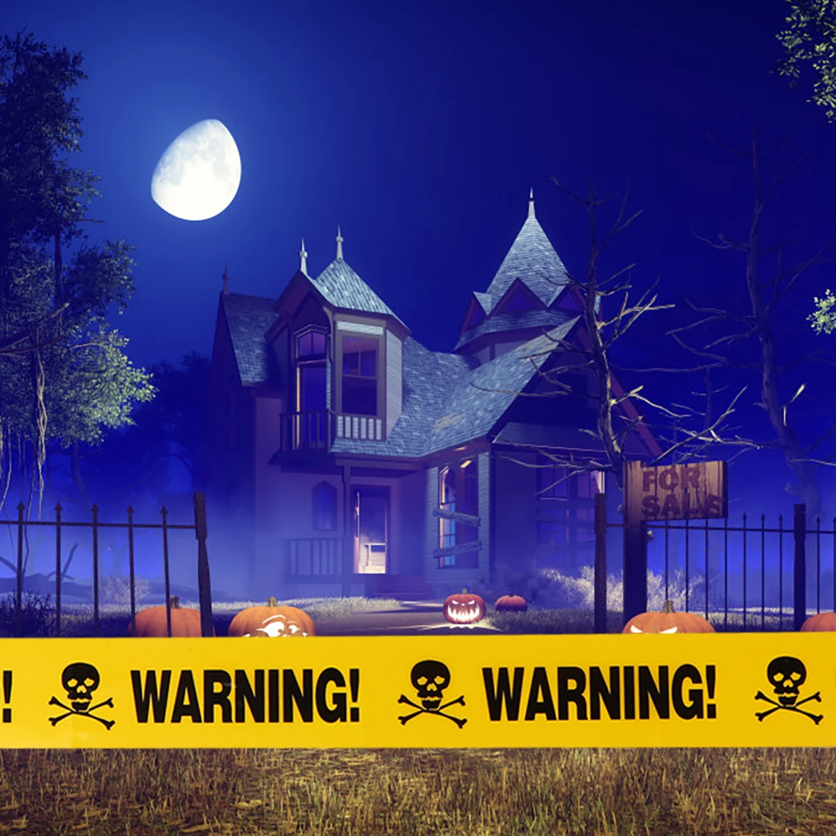 

Halloween Plastic PE Cordon Isolation Tape Warning Sign Line Party Supplies ange Yellow Caution Banner Safety Barrier