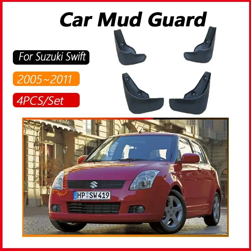 

Anti-splash Front Rear Wheels Fenders for Swift 2005~2010 Car Mud Guards Antifreeze Flap Splash Mudflaps Auto Accessories