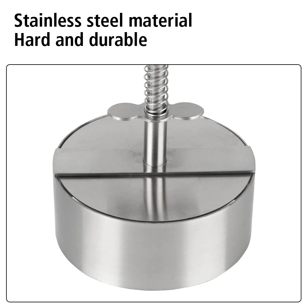 304 Stainless Steel Hamburger Press Burger Patty Maker Kitchen Tools Pork Beef Manual Mold for Grill Griddle Meat