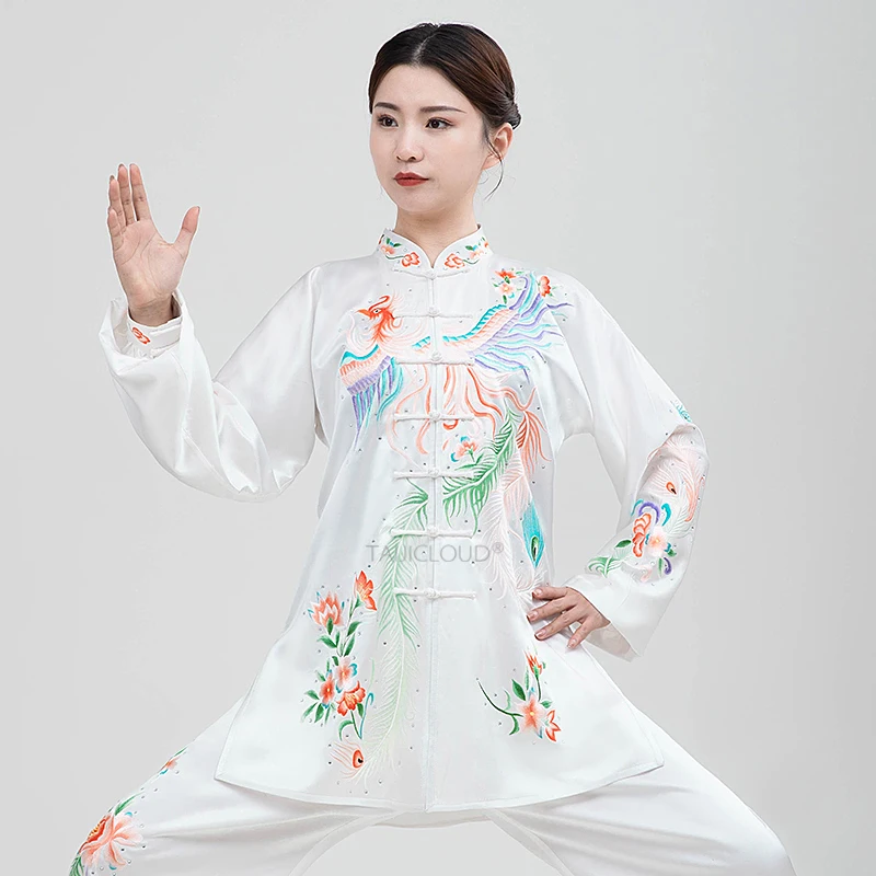 Custom-Made Mulberry Silk Tai Chi & Kung Fu Performance Suit for Men, Premium Breathable Martial Arts Training Outfit