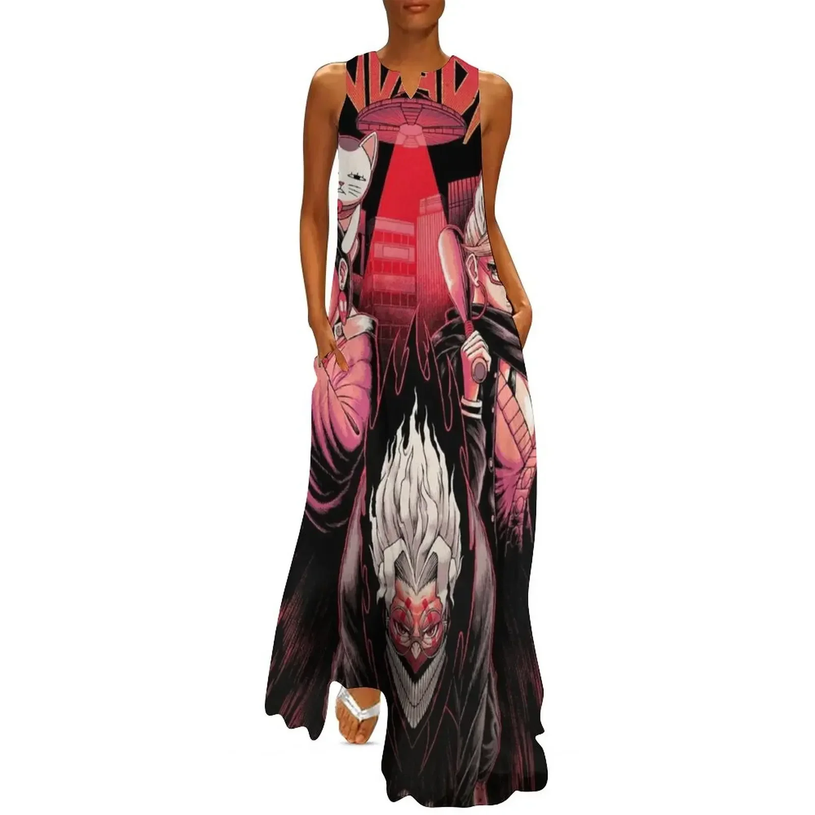 

Aesthetic Dandadan Graphic Long Dress evening dress ladies women's evening dresses wedding guest dress 2025 Woman fashion