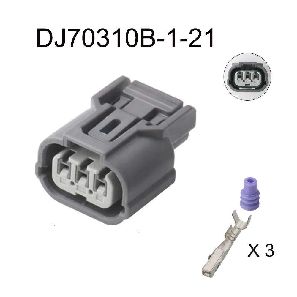 Imagem -03 - Cabo de Conector Impermeável Automático Plugue Automotivo Soquete Masculino Família Inclui Selo Terminal Pinos Dj70310b1-11 21 100set