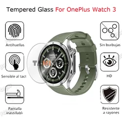 Tempered Glass Screen Protector For OnePlus Watch 3 Smart Watch Anti-scratch Protective Film For OnePlus Watch 3 Cover Accessory