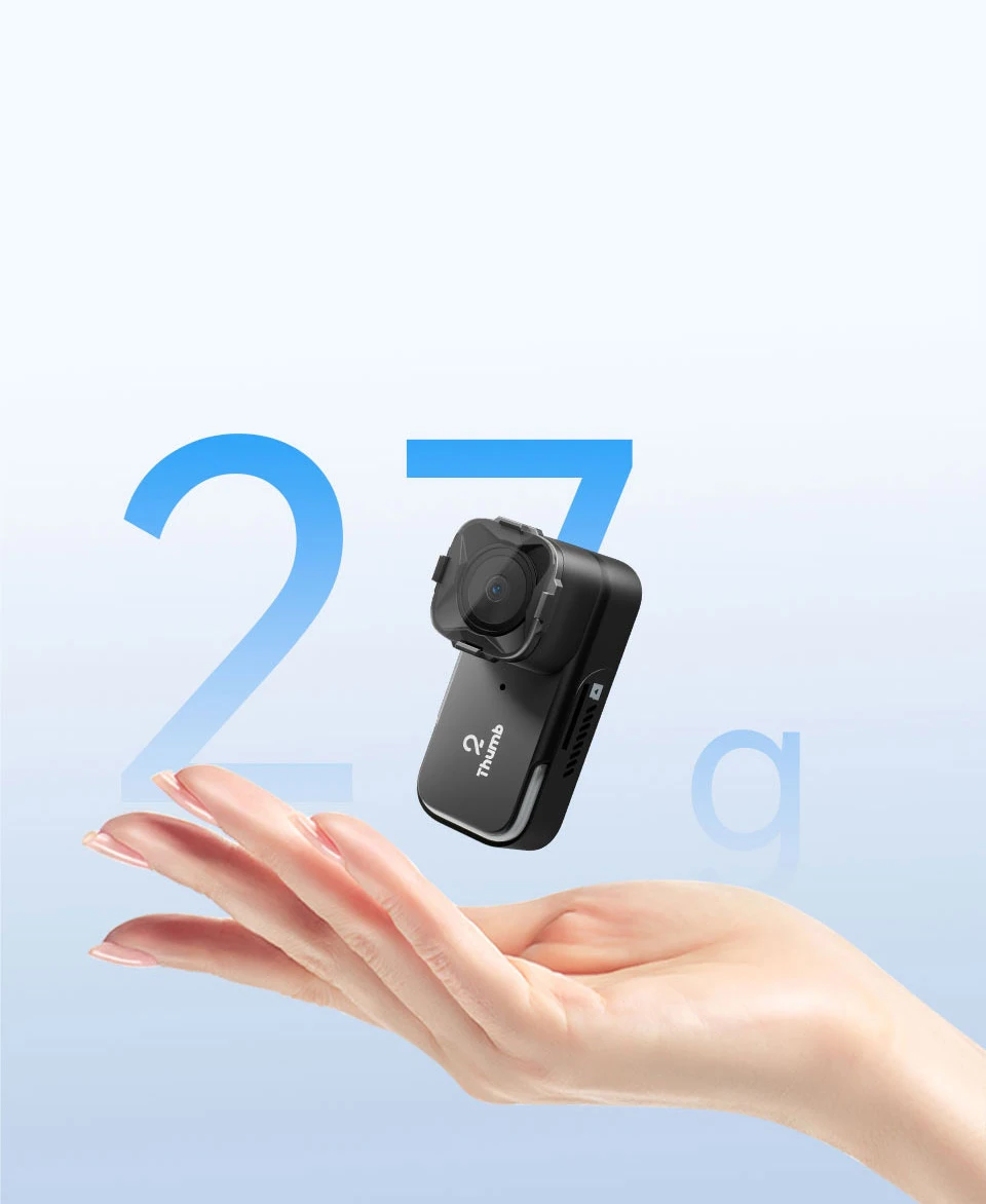 RunCam Thumb 2 4K 60fps Mini FPV Camera Built‑in Gyro MP4 Max 512G DC5V Type‑C PWM UART Control Optional ND Filter Kit
