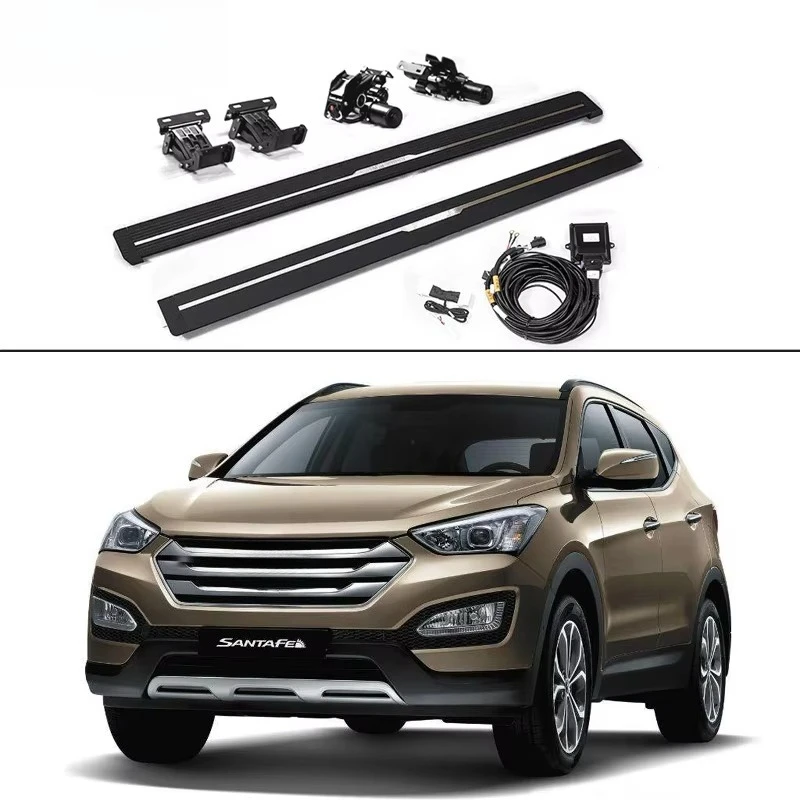 

Automatic Powered Side Steps Electric Retractable Running Board Foldable Footboard Exterior Nerf bar for Santa Fe