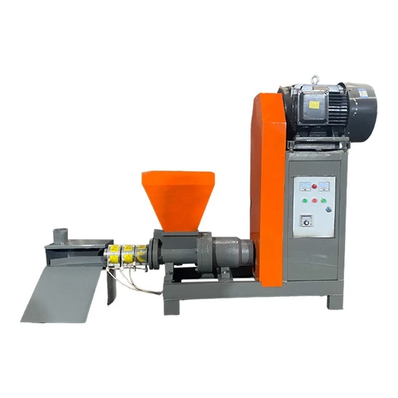 Large Charcoal Briquette Making Machine Production Line, Hollow BBQ Bamboo Charcoal Powder Sticks Maker
