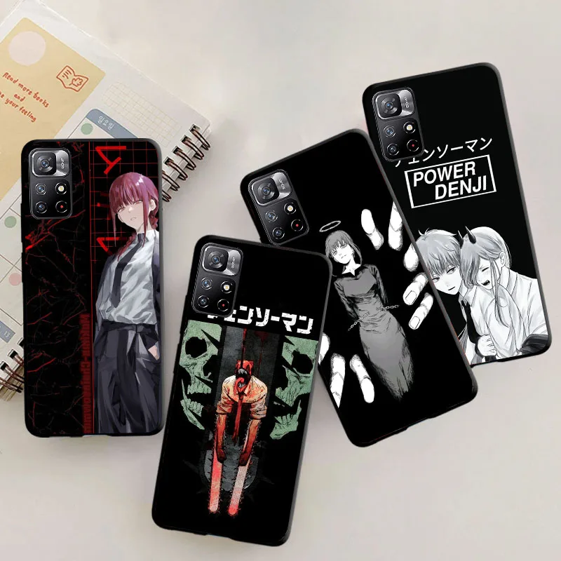 KT-8 Chainsaw man Silicone Case For iPhone X XS 7 8 11 12 14 Mini Pro Max Plus image 2