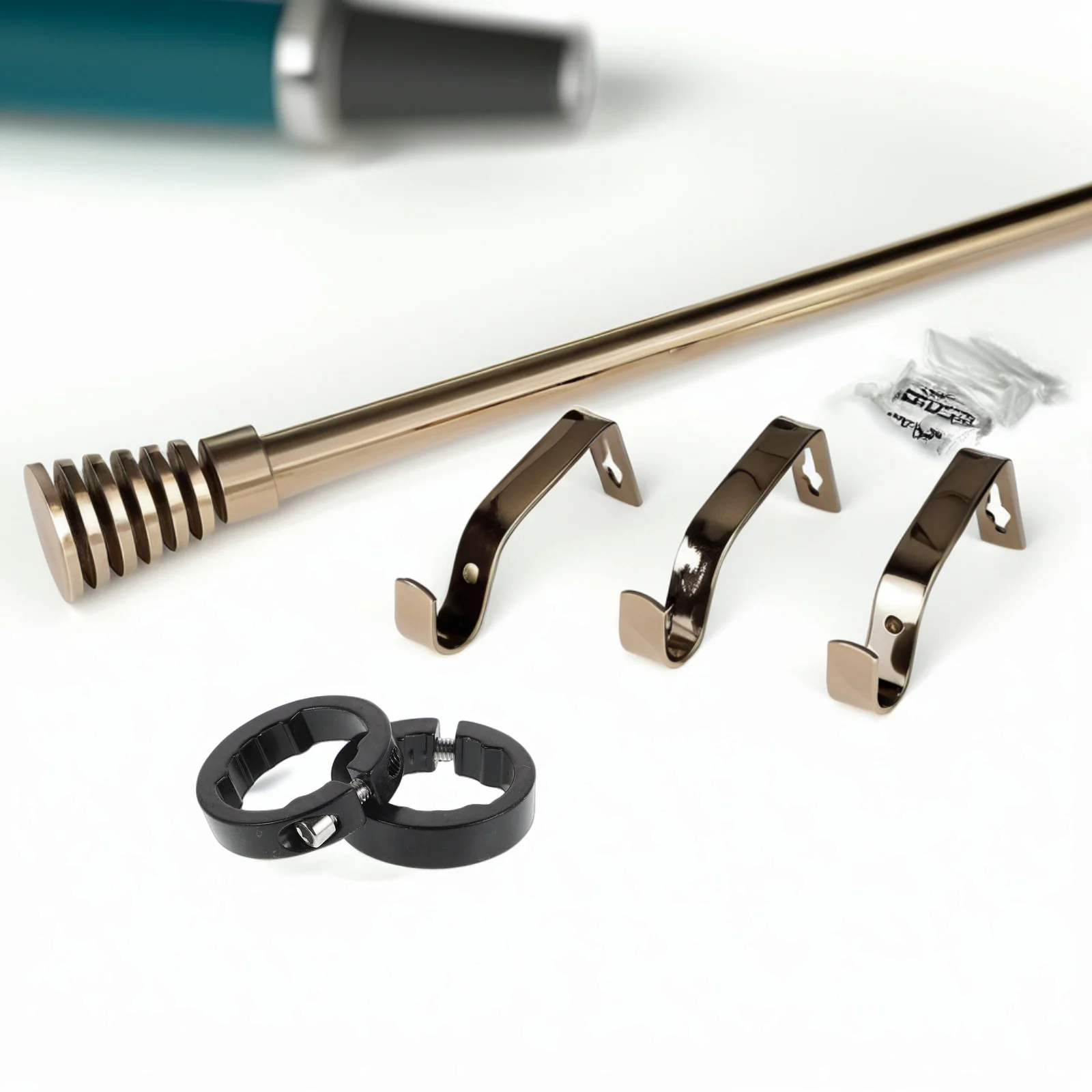 

2Pcs Bike Handlebar Rings Aluminum Alloy Clamping Rings Secure Bicycle Grips Prevent Slipping for Road Mountain