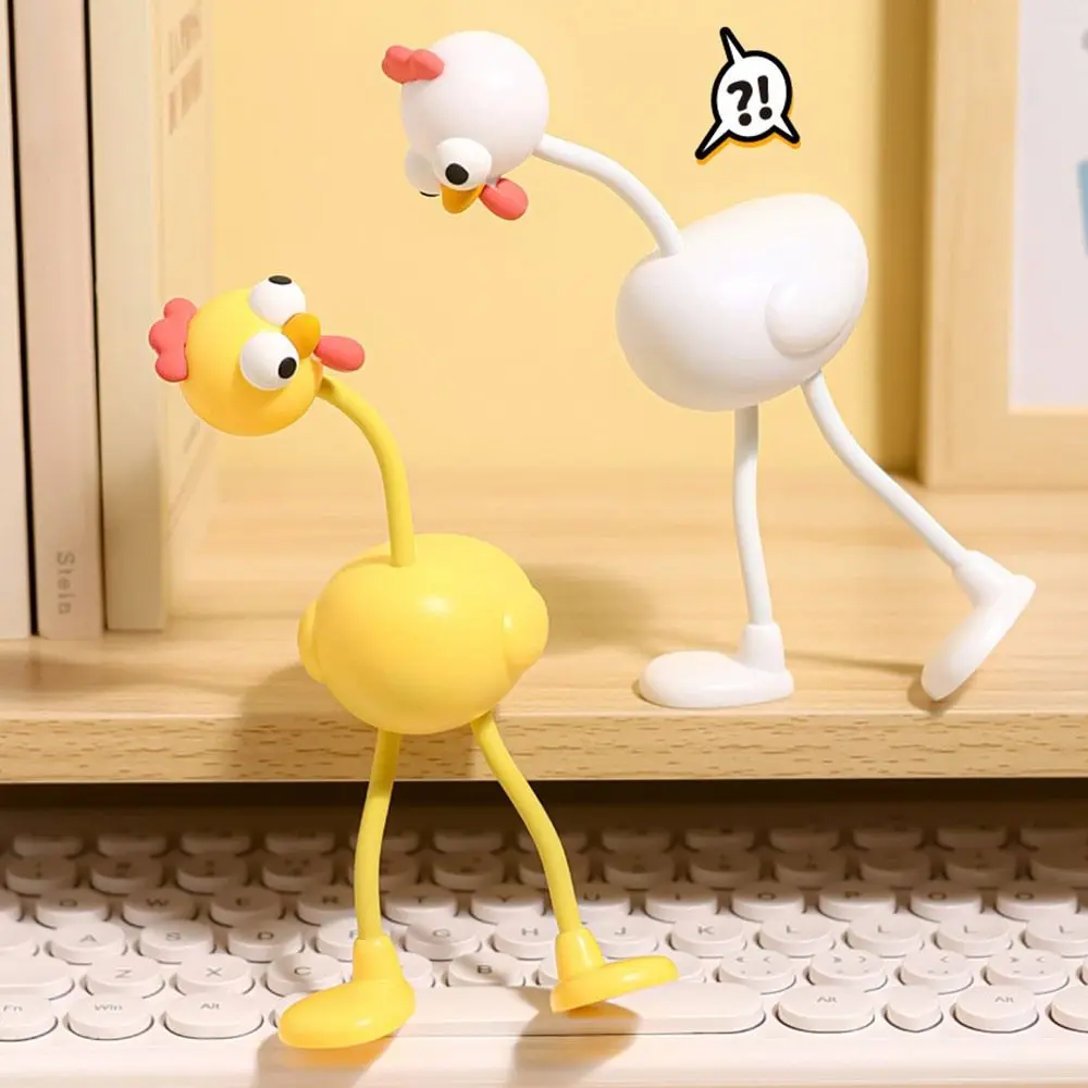 

Cute Rooster Shape Night Light Three-speed Lighting USB Bedroom Lamp DIY Soft Light Table Lamp Desktop Decoration