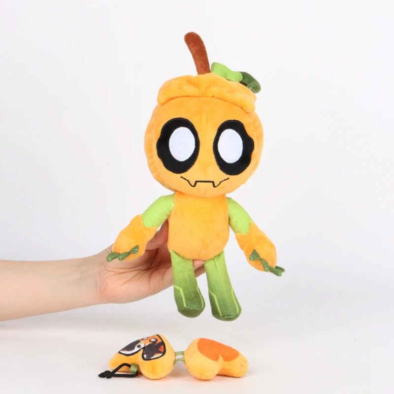 متوفر في المخزون NEWsale @ لطيف Dandy's العالم Gourdy ألعاب من القطيفة لعبة عيد الميلاد اليقطين محشوة دمية هدايا عيد الميلاد اللعب #5